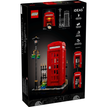 LEGO 21347 Ideas Czerwona londyńska budka telef